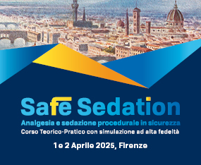 SAFE SEDATION - Analgesia e sedazione procedurale in sicurezza