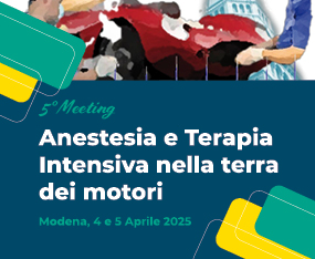 5° Meeting Anestesia E Terapia Intensiva Nella Terra Dei Motori