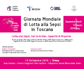 Giornata Mondiale di Lotta alla Sepsi in Toscana (WORLD SEPSIS DAY 2019)
